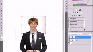 Фотошо вставить голову в костюм . Фото на паспорт .