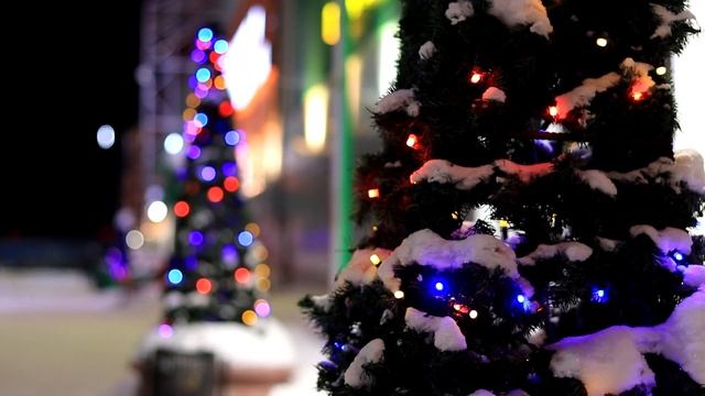 Ночной Омск. Улицы ночного города Омска.  Красивые места Омска.