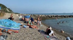 Туапсе 2021. Отдых в Туапсе на Чёрном море на пляже Весна.