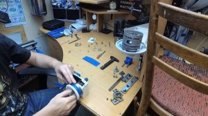 Ремонт токарного станка ТВ16. Сборка суппорта.
