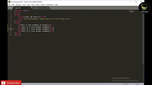 CSS - Cascading Style Sheet Part-3||Margin property|| Class 10 Term-2||HTML Lec-6 #margin #ask4help