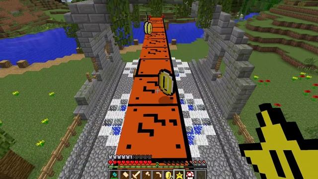 Minecraft MARIO MOD / SAVE THE VILLAGERS FROM BOWSER!! Minecraft смотреть онлайн