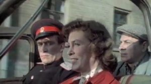 ГАИ, Сдача экзамена по вождению. Очень любопытно. Москва, 1957 г.  В кадре московские переулки