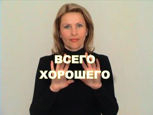 ЖЕСТОВЫЙ ЯЗЫК. ФРАЗЫ. Всего хорошего