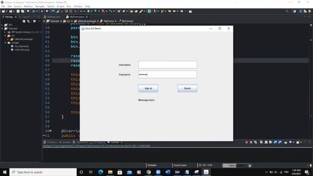 Java GUI Tutorial #40 - Making A Login Form In Java GUI Swing