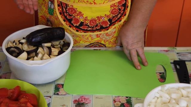 Салат из баклажанов на зиму.
