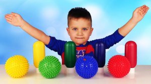 Learn Colors with Paint and Balls for Children, Toddlers / Baby Play and Learn Colours for Kids