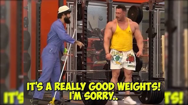 Gym Cleaner Humbling Gym Bros For 10:28