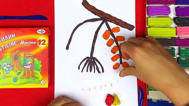 Лепка из пластилина - Осень - урок лепки смотреть онлайн