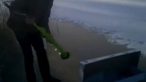 Тестирование ледобура Mora Ice Arctic