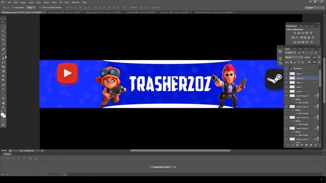 Как Сделать Шапку И Аву? Шапка и Ава В Фотошопе смотреть онлайн