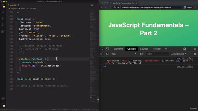 Object Methods | JavaScript ? | Lecture 041
