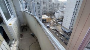 Остекление балкона в П-44 Лодочка.