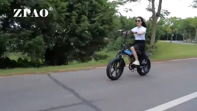 ZPAO - Ebike 500watt folding Fat Tire 20x4inch - AliExpress смотреть онлайн