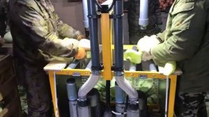 Пост очистки капусты ПО-1 с двумя турбо воздуходувками