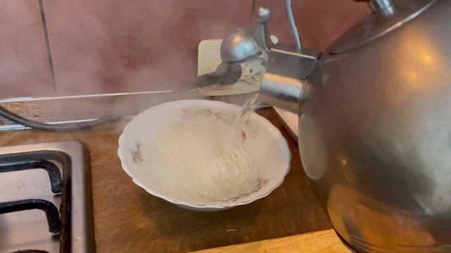 Овощи в Китайском стиле с фунчозой. смотреть онлайн