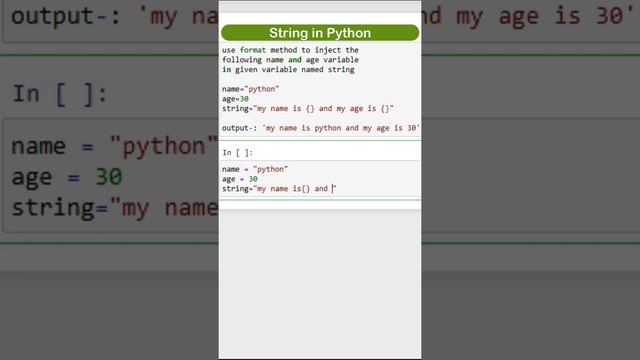 format in build function in string | String in Python | string  is immutable