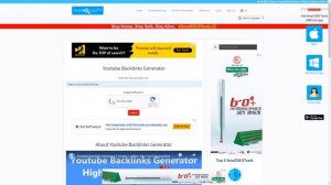 Free YouTube Video Backlink Generator  |  SmallSEOTools