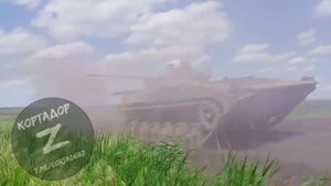 Работа БМП-2 по позициям ВСУ/Work of the BMP-2 at the Ukrainian position