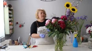 Букет из садовых цветов