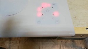 Гефест, CH 4231 K12. Белая электрическая стеклокерамическая варочная поверхность.