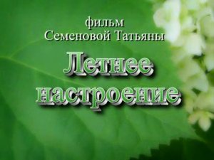 Летнее настроение