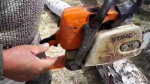 Пила Штиль 310 (Stihl 310). Распиловка на время
