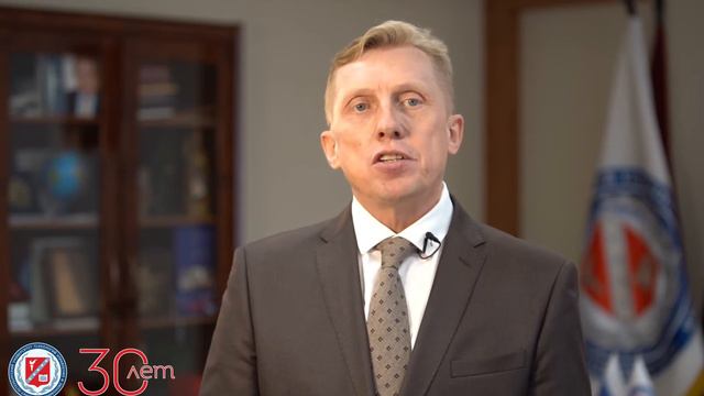 Поздравление ректора Олега Смешко с 30-летием СПбУТУиЭ смотреть онлайн