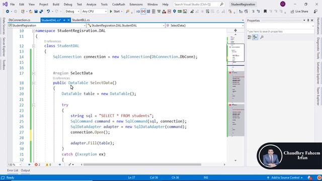 Dev Express C# Course with Project | Student Registration Project in c# Devexpress Part 27/31