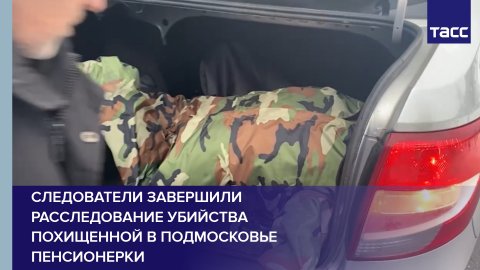 Следователи завершили расследование убийства похищенной в Подмосковье пенсионерки