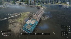 Snowrunner - Мэн, Низина - Задание «Начало изготовления досок», scene 13-15