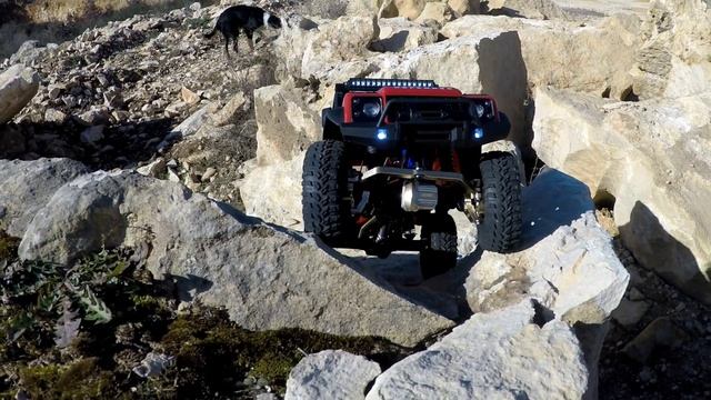 Traxxas TRX-4M Defender Rock Crawling stone quarry XII смотреть онлайн