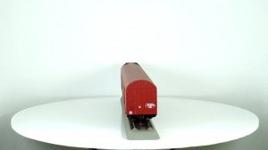 грузовой вагон мод. 11-к651 1:87 (modela) железная дорога обзор масштабная модель / railway model