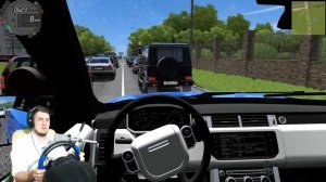 НАШЕЛ В ЛЕСУ БРОШЕННЫЙ Range Rover - CITY CAR DRIVING + РУЛЬ