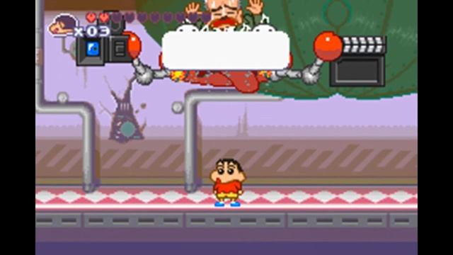 Crayon Shin-chan: Arashi wo Yobu Cinema Land no Daibouken! (GBA) Finale Part 19 Walkthrough смотреть онлайн