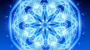 Футаж Снежинка калейдоскоп