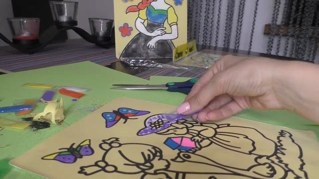 Картина из песка! смотреть онлайн