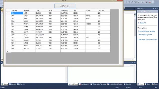 Connecting C# with Oracle 11g YouTube смотреть онлайн