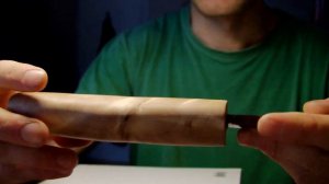 самодельный Якутский нож, кованный. Yakut knife .AVI