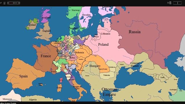 Политическая карта Европы 1000 - 2003 гг. за 4 минуты смотреть онлайн