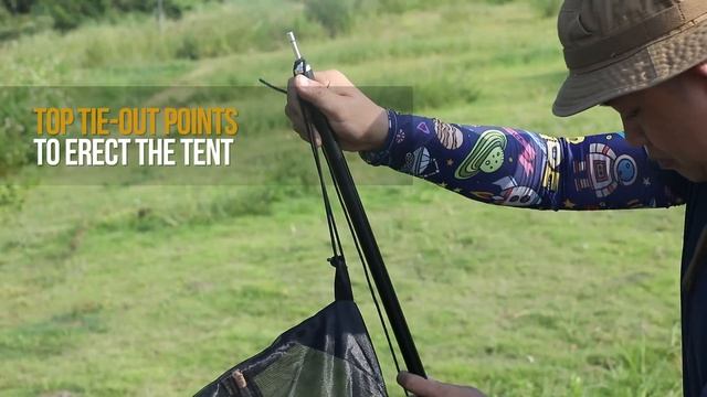 OneTigris 2-Person Ultralight Outdoor Camping Shelter with Waterproofed Tent Bathtub Floor смотреть онлайн