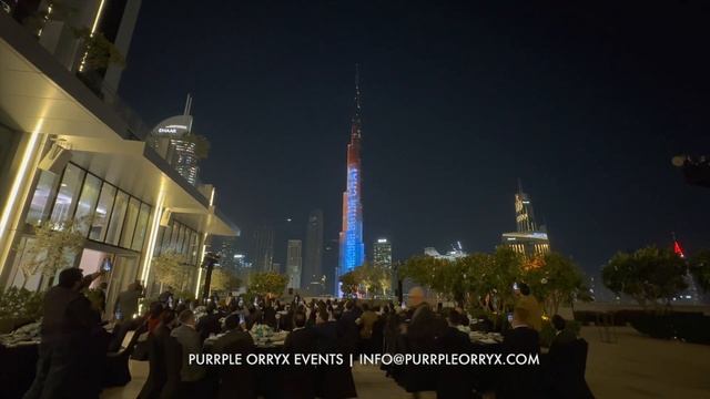 BOTIM on BURJ Event | Reveal | Purrple Orryx | 2023 | Dubai | Address Hotel | Burj Khalifa смотреть онлайн