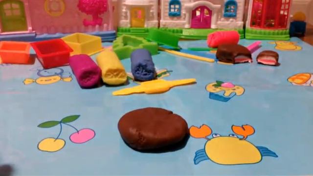 Лепим из теста для лепки Как слепить мороженое Как слепить торт смотреть онлайн