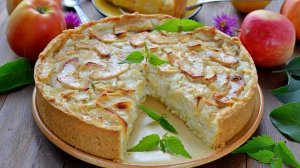 Пирог шарлотка с яблоками. Лучшая шарлотка.