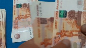 ПЕРЕБОР ОДНОГО МИЛЛИОНА РУБЛЕЙ!... 5т Купюры,две пачки по 500тр.