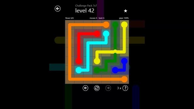Flow Free Bridges Challenge Pack 7x7 Level 31-60 Walkthrough смотреть онлайн