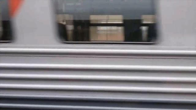 Прибытие в Бологое из окна поезда Сапсан
