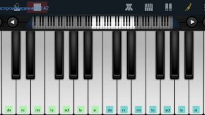 Jingle Bells//mobile piano tutorial/Perfect Piano на пианино одним пальцем