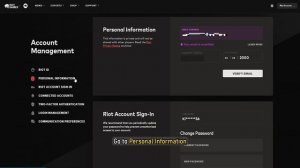 How to change Riot Games Username, Password, Tagline, etc.