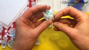 Как сделать простой цветок из вафельной бумаги без проволоки МК